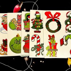 Grinch Christmas Tree Ornaments. 20 pieces